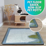 Dog Pee Pad Holder - Fits Up to 30 x 36 Pee Pad - 1 Pack - Grey Stable Grip, Soft Edges, Quick V1107-136-28353