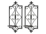2pcs Wall Sconce Candle Holder Hanging Iron Wall Candle Sconce Holder Wall Decorations for Living V1294-YM0703-3115230035111