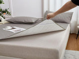 Waterproof Mattress Protector, Quilted Mattess Pad with Corner Elastic Straps, Reusable & Washable V1366-AZ2-W-22864