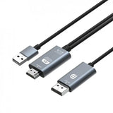Simplecom TH201 HDMI to DisplayPort Active Converter Cable 4K60hz USB Powered 2M V1202-V2-CBSI-TH201