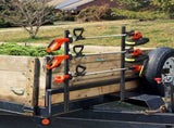 Trimmer Rack, 3 Place Weeder Trimmer Rack, Locking Trim Holder Landscape Trailer Rack Carrier Mount V952-ZLSDCJGJ3000VHDC7V0