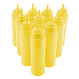 720ml 10pcs / Set Plastic Condiment Dispenser for Sauce Oil Cream Vineger V1294-YM0901-JY13531-02