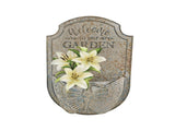 Welcome to Our Garden Wall Planter 23x36cm V637-11058PLN