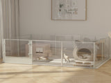Versatile Sleek Thick Acrylic Pet Playpen Dog Puppies Run Kennel Rabbit Play Pen V767-XPETSYL-12S