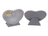 Heart Shaped Animal Tombstone DIY Resin Dog Pet Memorial Stone Outdoor Courtyard Decoration V1294-YM0703-3111230005311