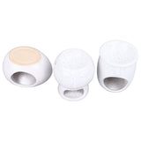 3Pcs Ceramic Tealight Candle Holder Oil Burner Wax Melt Oil Burner for Home Bedroom Decor Christmas V1294-YM0710-3115230111811
