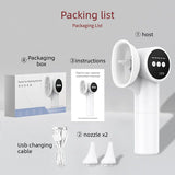 Electric Ear Wax Removal Irrigator Rechargeable Ear Cleaning Water Flush Device with Replaceable V1265-JK-34