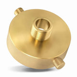 2-1/2In Female X3/4In GHT Male Fire Hydrant Adapter FireHose Adapter Brass FireEquipment with Pin V1370-AZ4-07650