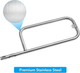 Stainless Steel Grill Burner Tube for Weber Q200 Q220 Q2000 Q2200 396000, 396001, 396002, 566002, V1258-DP02-C-518