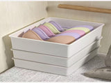 Underwear Panties Socks Box Close-fitting Clothing Storage Box Drawer Three-piece Cover with V1107-UNDERWEAR PANTIES SOCKS BOX-BLUE