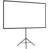 Projector Screen with Stand, 80 Inch 160&deg Wide Angle Indoor Outdoor Projection Screen, 169 4K HD V952-ZJSTYPMEKSJZ80OE1001V0