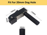 2 Pack Bench Holdfast Woodworking Tools, 20mm Desktop Quick Acting Hold Down Clamp Adjustable Fast V1366-AZ2-W-05212