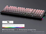 Tri-Mode RGB Mechanical Gaming Keyboard - 102-Key, Hot-Swappable, 4000mAh Battery, 5-Layer Sound V888-ELOSUNG35509