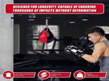Wall Hanging Boxing Punching Bag Speed Training Stress Relief Kit with Wall Mount Bracket V63-916201