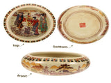 Pen Tray Calligraphy Ink Plate Chinese Calligraphy Ink Bowl Traditional Ink Dish Japanese Pen Clean V1192-AZ-W-11458