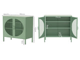Artiss Buffet Sideboard Metal Cabinet - ELSA Green AI-SIDE-M-01-GN