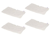 4Pcs Microfiber Mop Pads Replacement Steaming Mop Pads for Shark S3901 S3500 S3501 V1294-YM0626-3113220319311