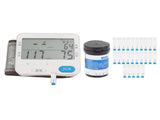 Wrist Blood Pressure Monitor Wrist Glucometer with Strips Data Memory Large Display Blood V1294-YM0706-3117230197311