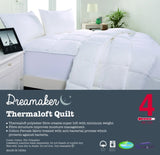 Dreamaker Thermaloft Quilt 400Gsm Queen Bed V189-1980233