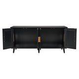 VEVOR Cat Litter Box Enclosure Wooden Litter Box Furniture Hidden 2 Rooms Black V952-JSDMMSPWQ472J3GQVV0