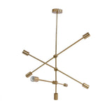 Pendant Light 6 Lights Geometric Style Unique Design Stable Firm Highly Durable Hanging Light V1294-YM0714-3119210295811