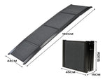 Furtastic Folding Aluminium Dog Ramp for Non-slip Cars Marine Carpet Pet Stairs RAM-JOY-PET-180