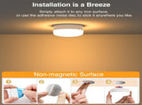Puck Lights with Remote Control, 4-Pack Wireless Stick On Lights for Under Cabinet, Closet, Bedroom, V1171-CC-BOM001258