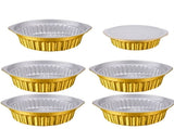 11.5inch Round Deepening Gold Aluminum Foil Pans With Lids Chafing Dish Heavy Duty Disposable Hot V1192-AZ-W-27731