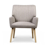 Artiss 2X Armchair Faux Fabric Beige UPHO-C-ARM-5098-BGX2