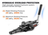 Hydraulic Log Splitter Valve 1 Spool, 25 GPM Hydraulic Directional Control Valve, 3626PSI Hydraulic V952-YMFLF25GPM1FF1JUNV0