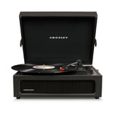 Crosley Voyager Bluetooth Portable Turntable - + Bundled Majority D40 Bluetooth Speakers V398-CR8017BMY-BK4