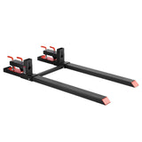 Pallet Forks, 1814 kg Clamp on Pallet Forks, 149 cm Total Length Heavy-Duty Tractor Fork with V952-TPHCKDJK60INXOZ1G001V0