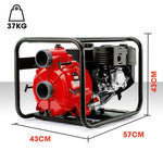 WARTON 8HP 3 Petrol Trash Water Transfer Pump Pressure Firefighting Irrigation V219-PMPPTLPROB03T