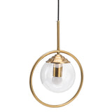 Ceiling Pendant Lamp E27/E26 Calibre Glass Iron Minimalist Style Hanging Pendant Light for Kitchens V1294-YM0512-3119220167111