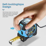 60m Laser Measure, Cross-line Laser Level, 5m Tape Measure Blue V915-HO0305-BL