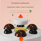 Rechargeable Smokeless Moxibustion & Massage Device with Hot Compress & Red Light Therapy V888-ELOSUNG29359