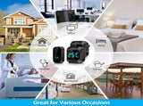 Wireless doorbell with LED, temperature display, waterproof electronic doorbell kit, with 2 plug-in V1188-MS-313-0546