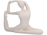 Yoga Pose Statue Nordic Sandstone Resin Yoga Pose Figurines Collectible Decoration Gifts for Home V1294-YM0714-3115210193513