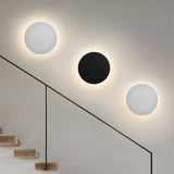 20CM Black Sensor Eclipse LED Wall Light Stepless Dimming V1221-XM-LB435-GM31