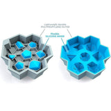 2pcs Dice Ice Cube Mold, 3D Silicone Ice Cube Tray Sieve Ice Mold Summer Frozen Silicone Trays Easy V1369-AZ3-W-04551