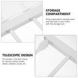 Expandable White Closet Shelf Divider for Closet Organization V1369-AZ3-W-24879