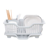 Dish Drying Rack with Drainboard Large Capacity Dish Drainer with Utensil Holder for Kitchen V1294-YM0901-3117230443211