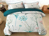 Soft floaral Orchid Dream 3 Pc Bedspread & Pillow Cover Set V745-AC080729Q13U