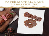 Nonstick Unbleached Parchment Paper Versatile Use 100Pcs V1369-AZ3-W-19178