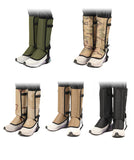 Khaki Outdoor Waterproof Leg Gaiters - Anti-Snake Bite & Scratch Protection Boot Covers - Breathable V888-ELOSUNG36661