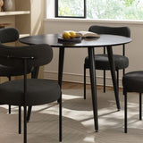 Marble Mania Round Table V264-DNT-405-BLK