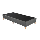 Metal Bedframe Mattress Foundation Double V264-BFS-207F-DGR-DL-1