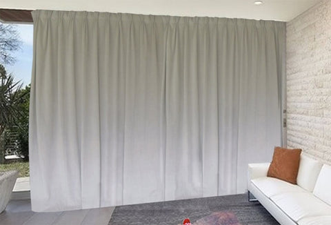 Large Thick Velvet Blockout Curtains 550x 230cm PINCH PLEAT 2 panel +Hooks Ivory V702-CNZ9-11