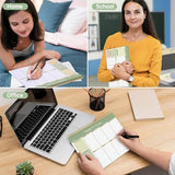 4Pack Weekly To Do List Notepad, 8.5"x11" Desk Planner 52 Sheets, 100GSM Paper Undated Habit V1107-121-09398-DKG-4PACK