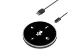 USB Conference Microphone Speech Mic 360&deg Voice Pickup - Black V1263-JX-6317